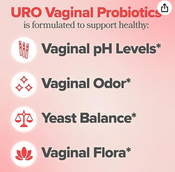 URO Probióticos vaginales para mujeres